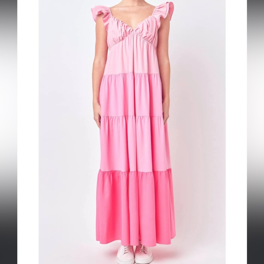 English Factory
Ruffle Sleeve Maxi Dress